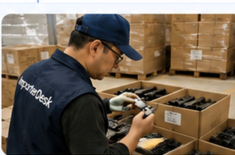 Finished goods presented for a pre-shipment inspection